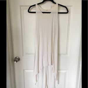 Truly Madly Deeply high-low ribbed tank tunic