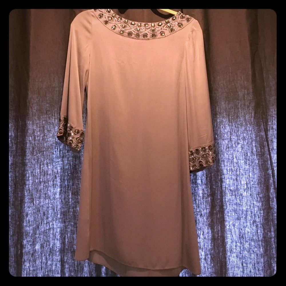 Alice & Olivia 93% Silk Shift Dress
