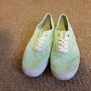 Teal shoes