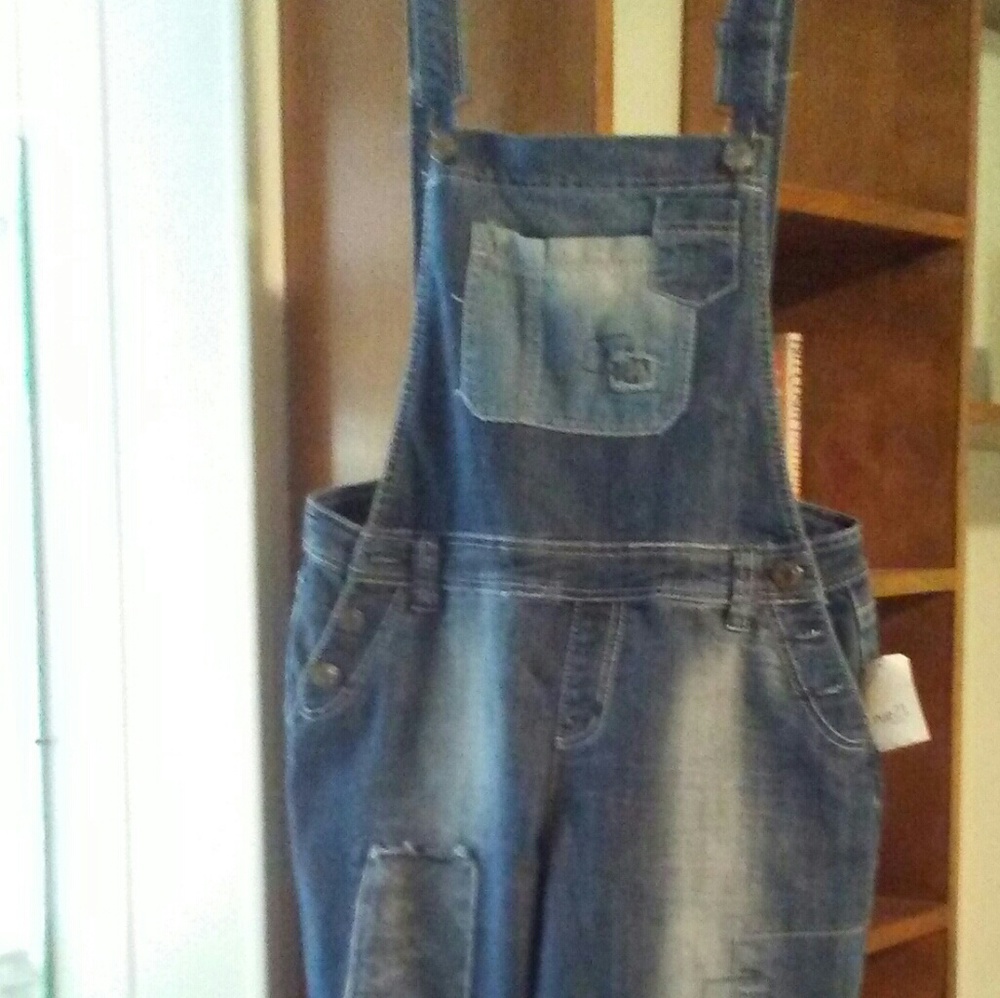 Denim overalls