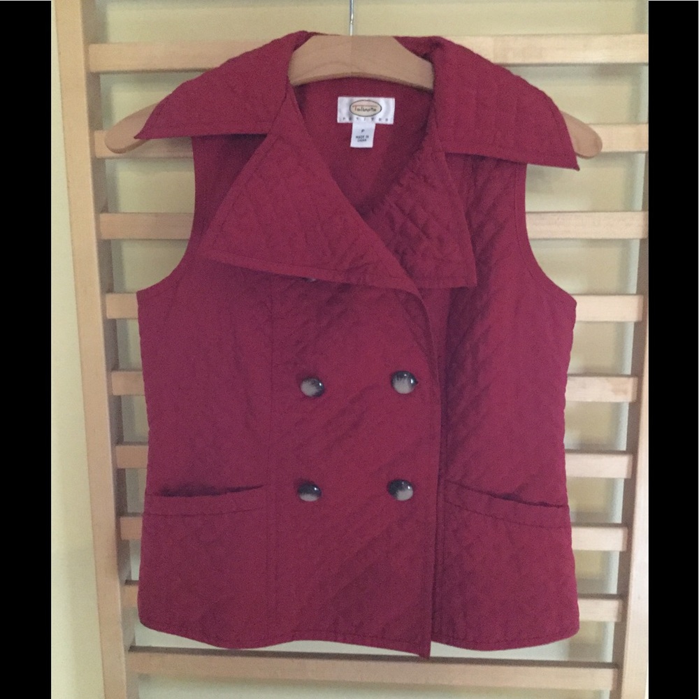 Talbots's double breasted vest