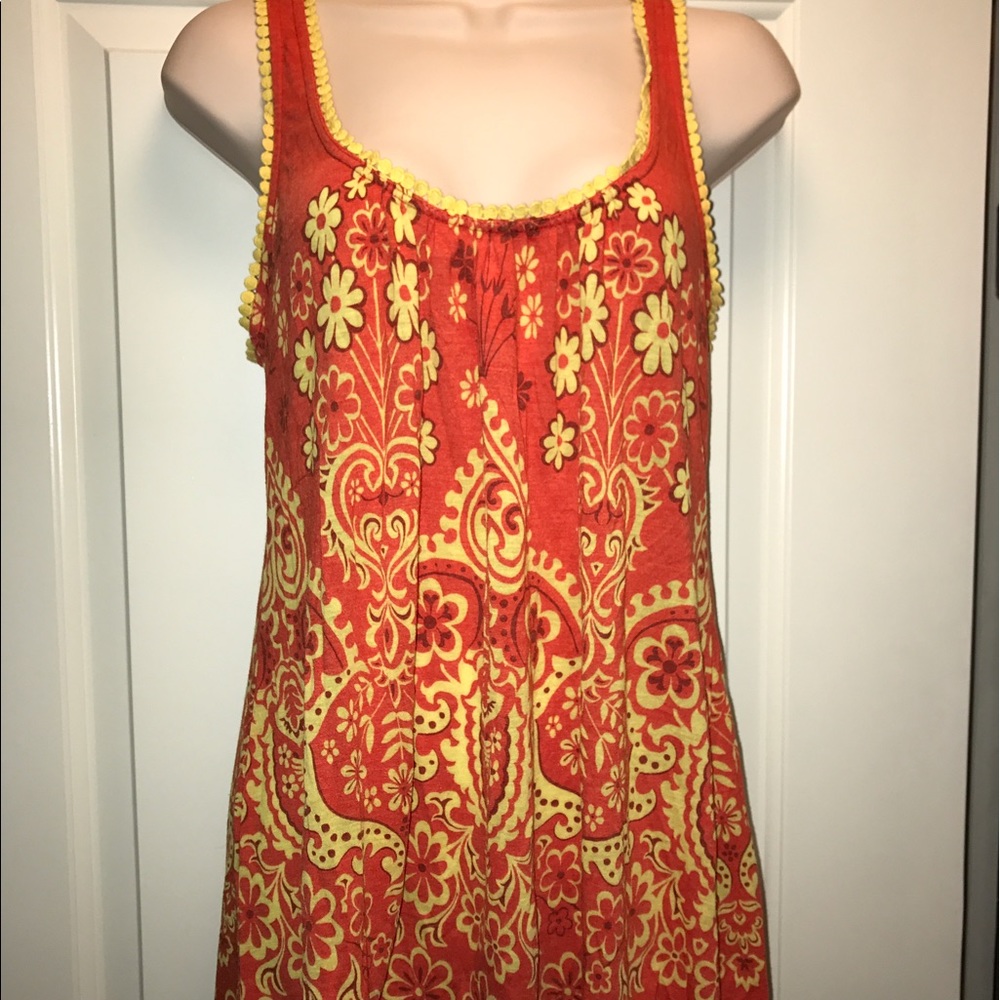 Testament Orange and Yellow Tank Top.