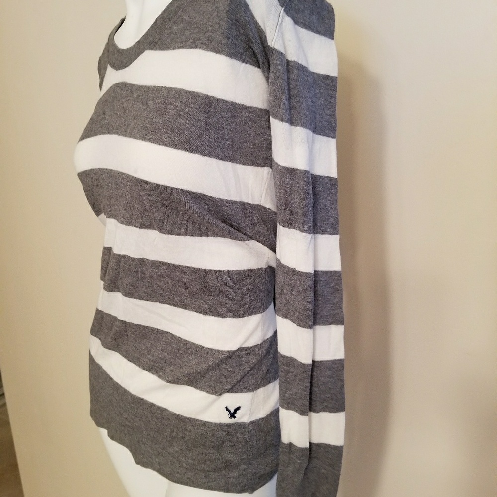 American Eagle Long-sleeve Striped Henley