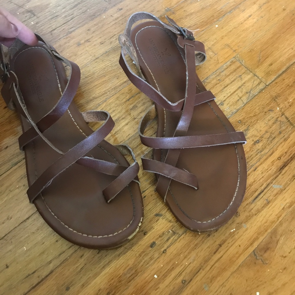 Brown sandals