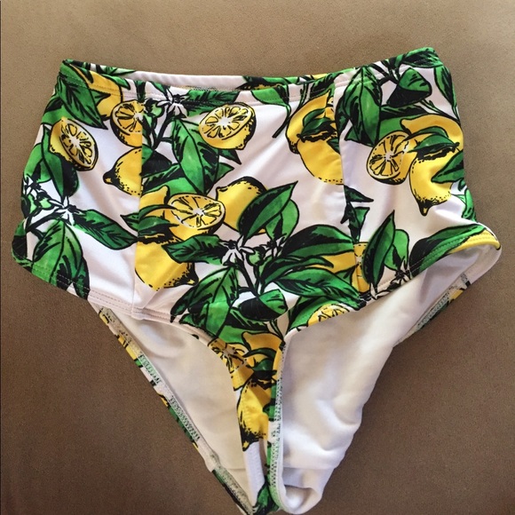 American Apparel Other - AA High waist lemon tree bikini swim bottoms