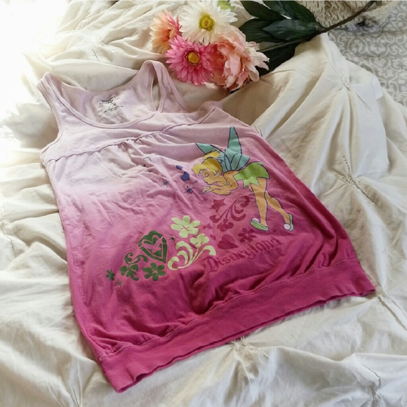 Disney Tops - Pink Tinkerbell Tank Top Disney Tops - Pink Tinkerbell Tank Top