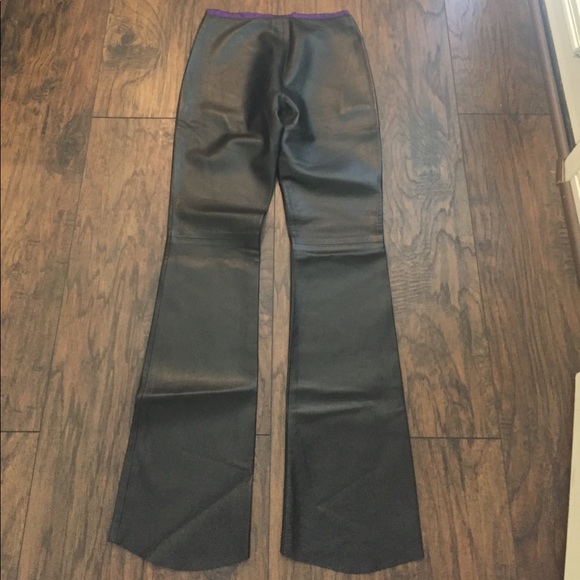 Yigal Azrouel Leather Pants - Picture 2 of 4
