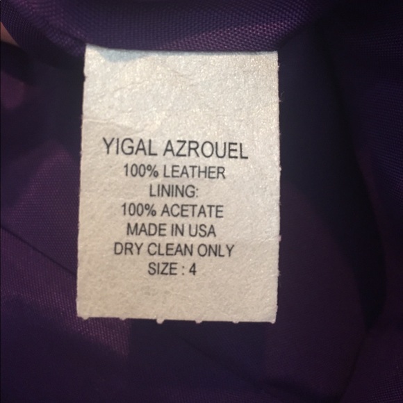 Yigal Azrouel Leather Pants - Picture 4 of 4