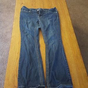 Womens blue jeans