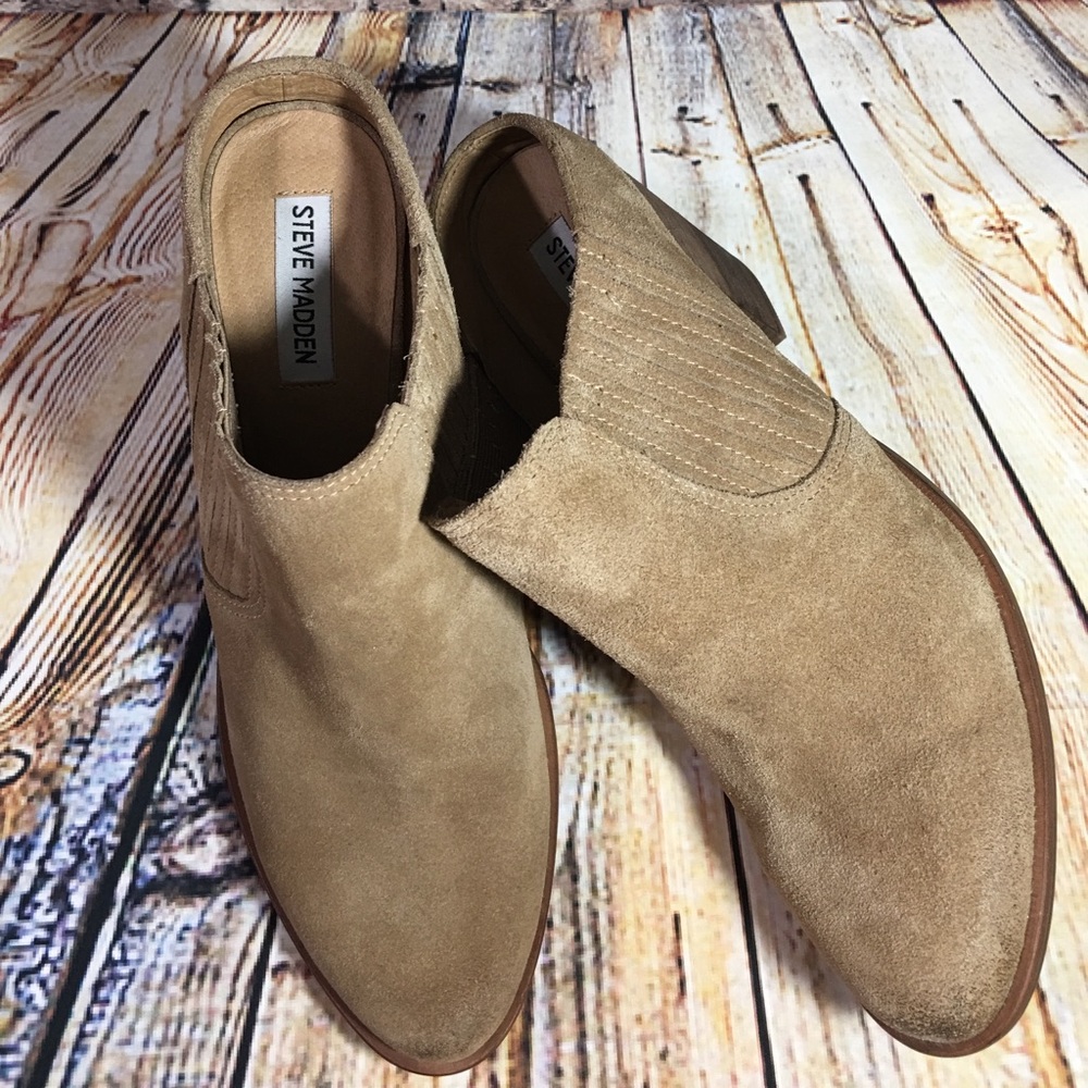 Steve Madden Suede Mules NWOT