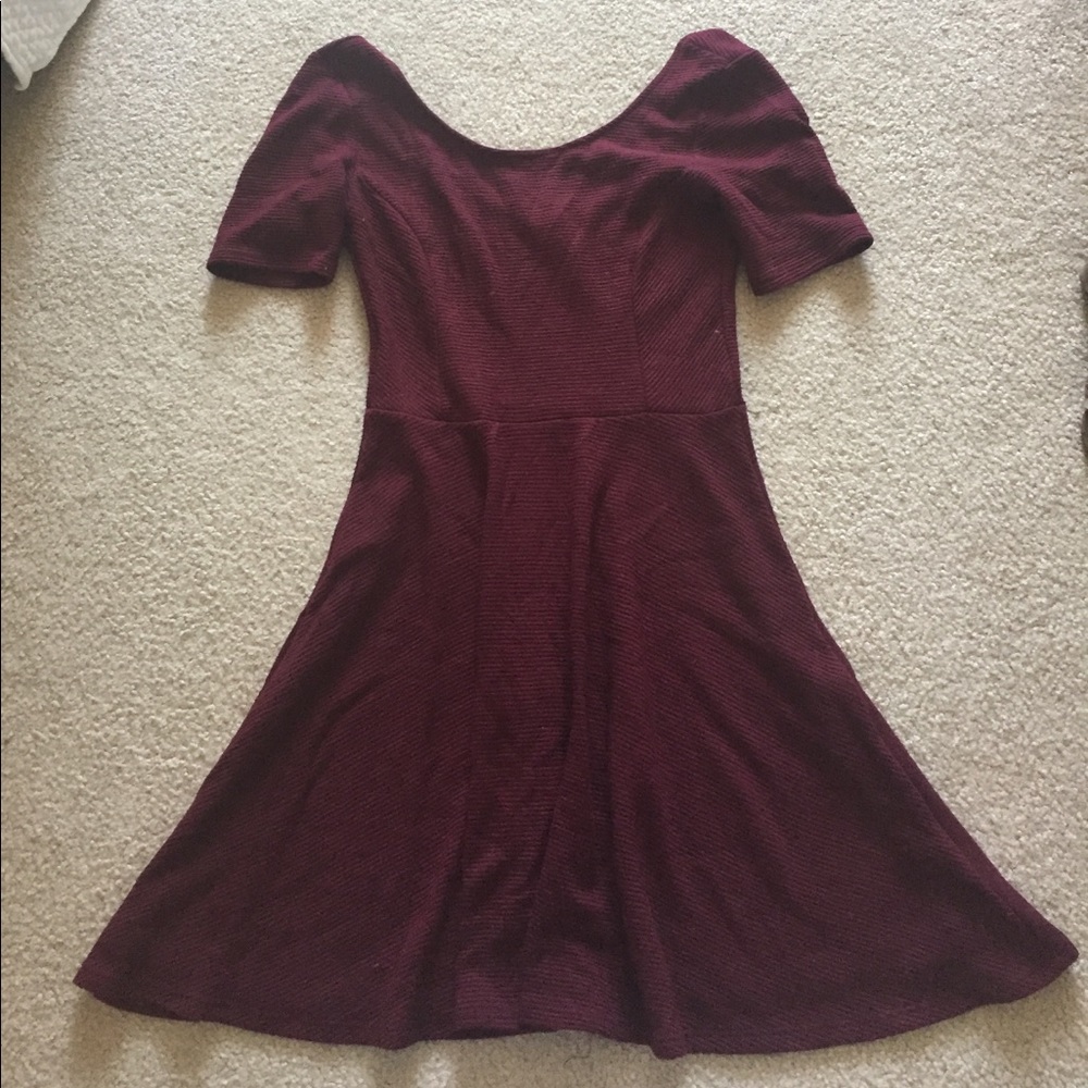 Ripped skater dress