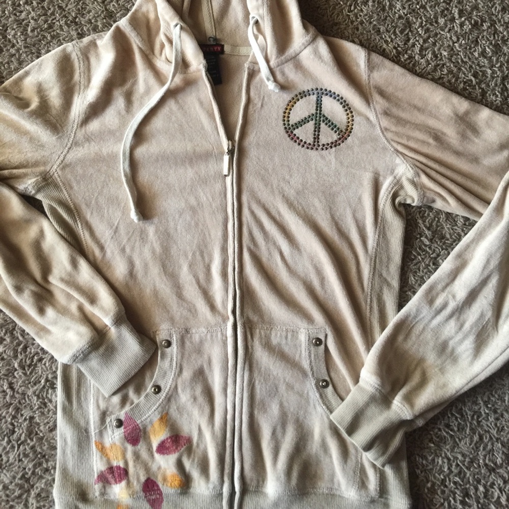 Adorable velour feel hoodie