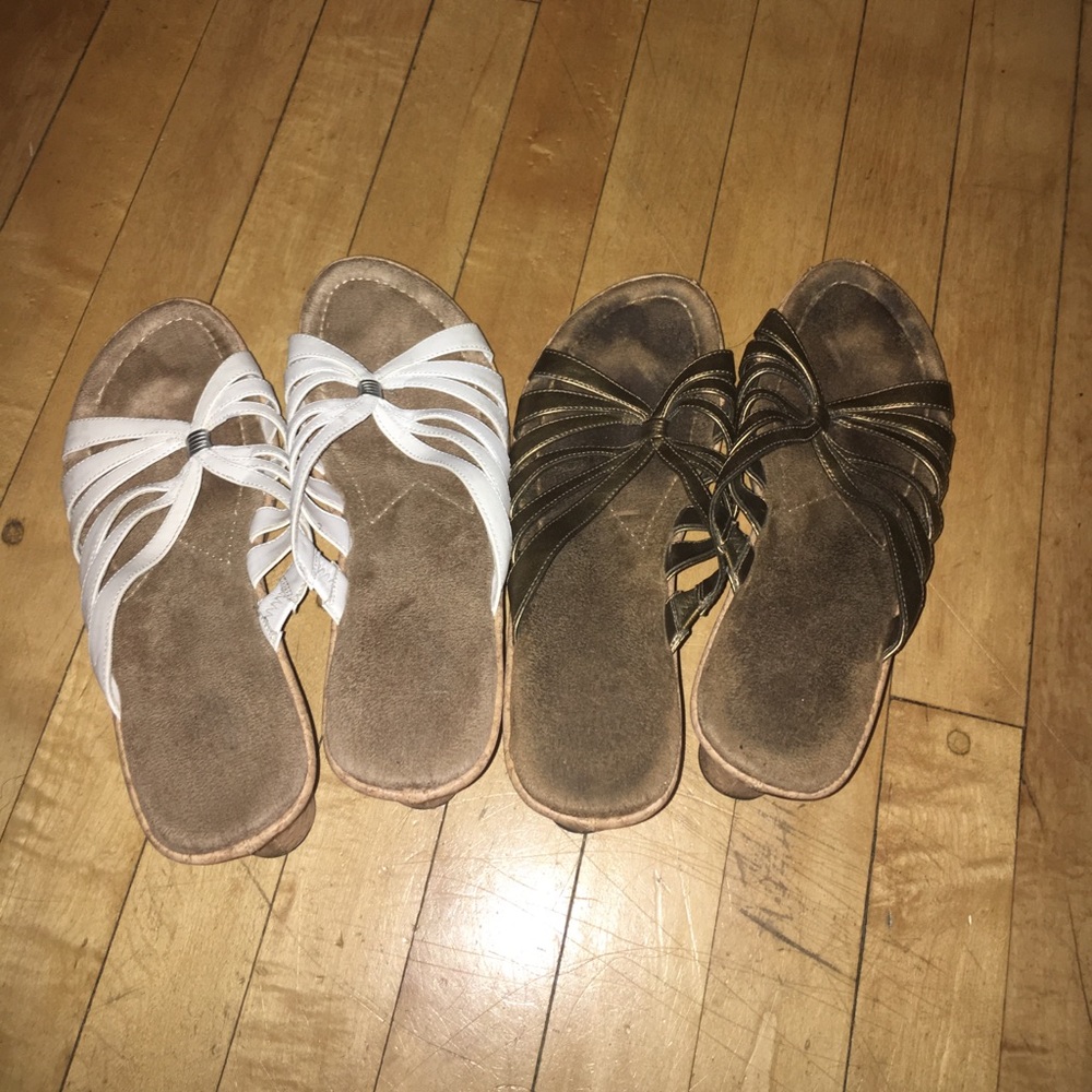 Wedged sandals (2)