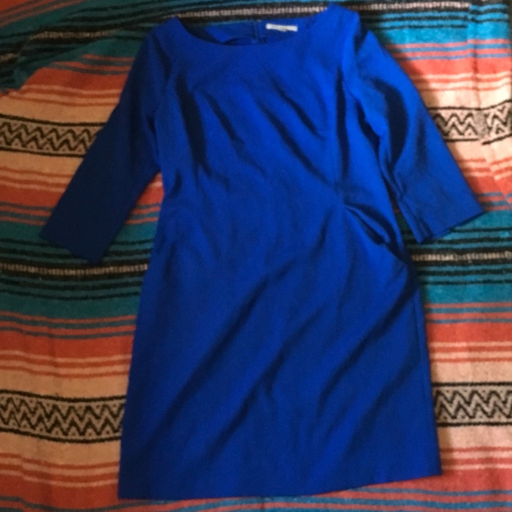 Blue quarter sleeve dress OPEN TO OFFERS