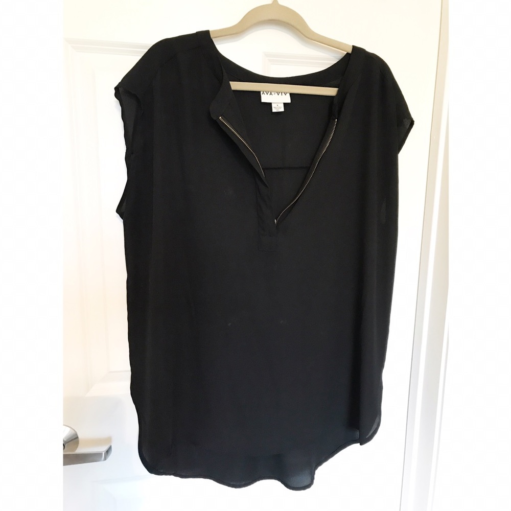 Ava & Viv chiffon tunic