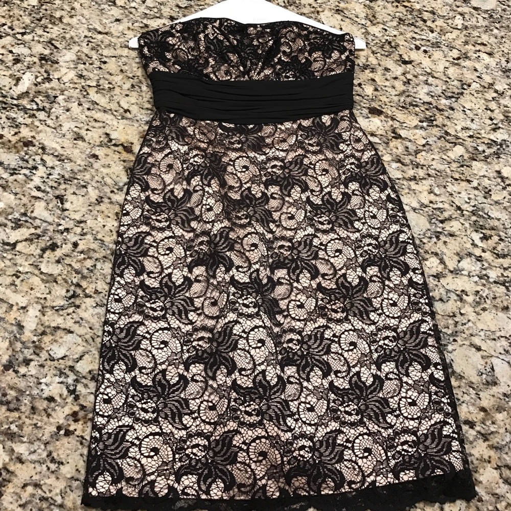 White House Black Market strapless dress