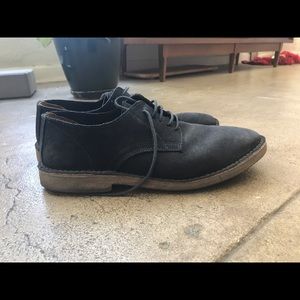 J Crew Blue Suede shoes