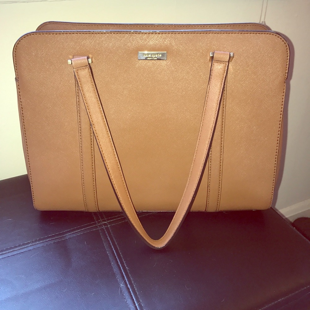 Cognac Leather Kate Spade Handbag