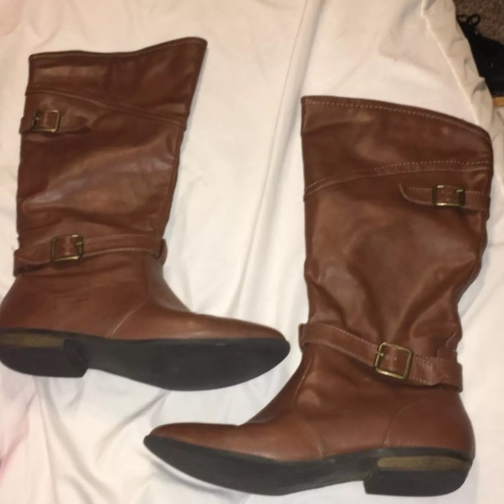 brown cute boots