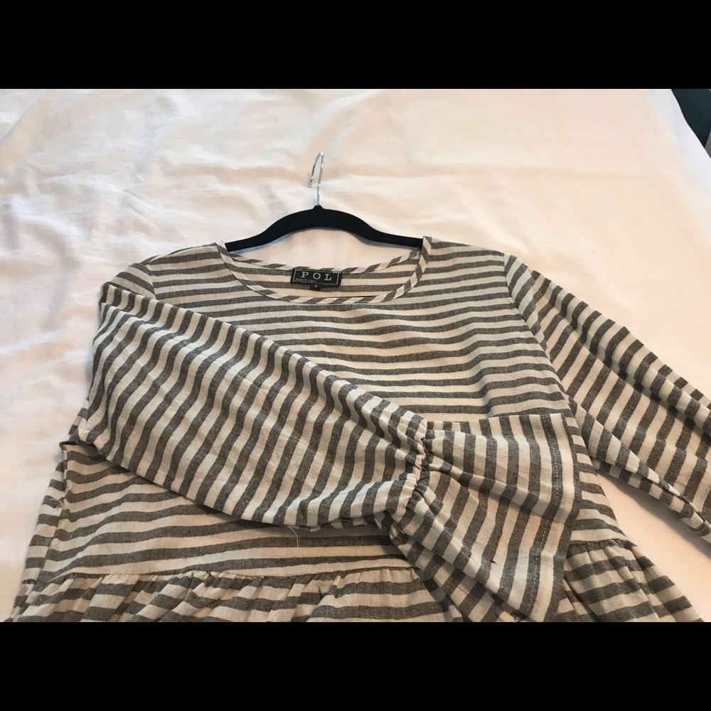 Striped Ruffle Top - Picture 2 of 2