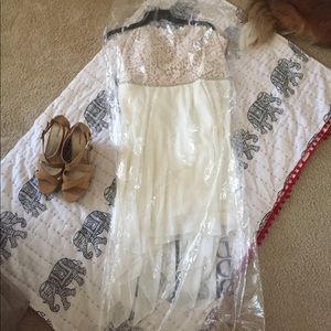 plus size summer dress, & Nine West wedges