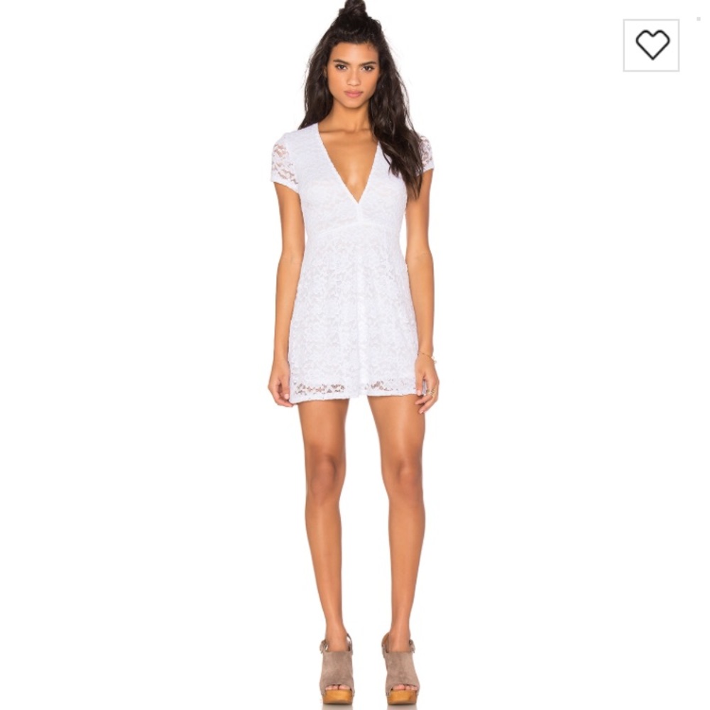Sho Me Your Mumu Ibiza Dress Larose Lace White XS