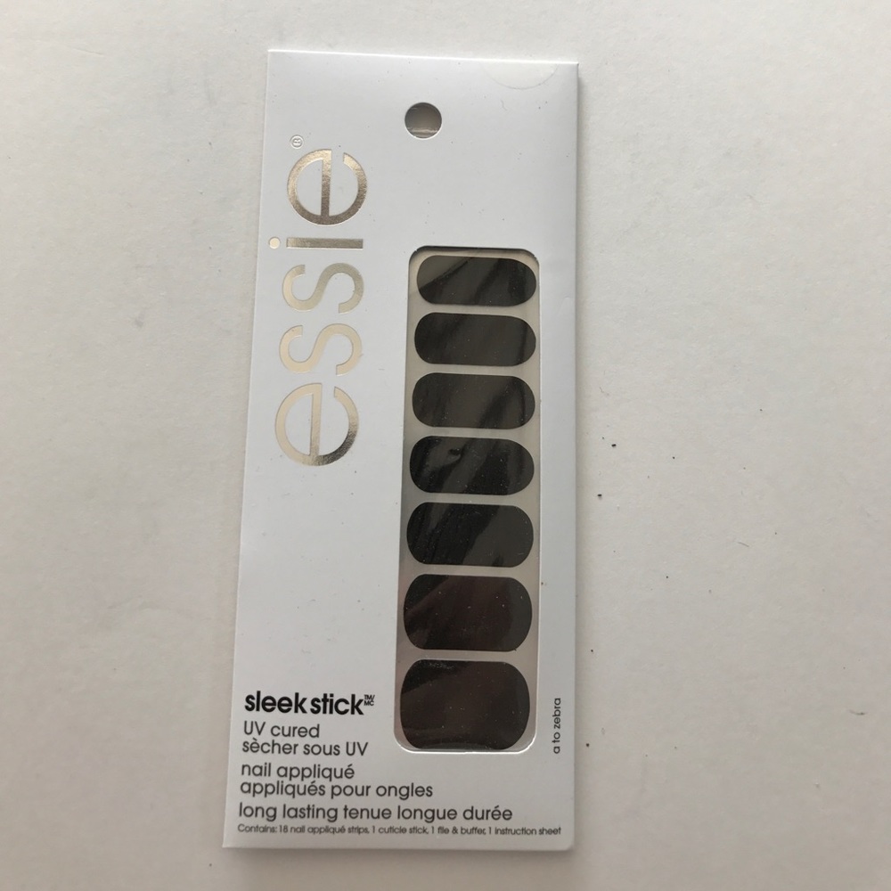 NEW Essie Sleek Stick UV Cured Nail Appliqué Kit