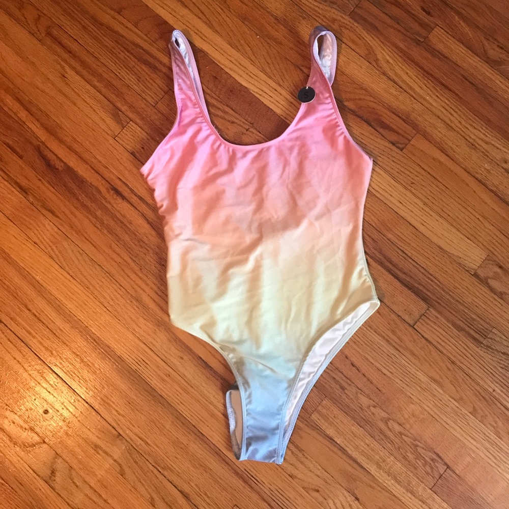 Womens Ombré One Piece Swimsuit