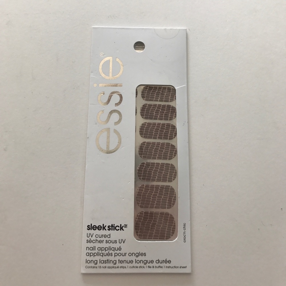 NEW Essie Sleek Stick UV Cured Nail Appliqué Kit