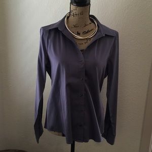 Banana Republic Button Down Career  Blouse Sz 14