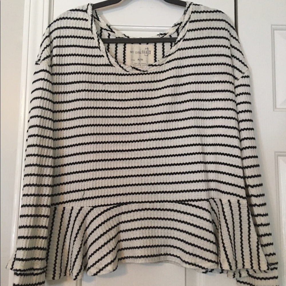 Free People striped tee