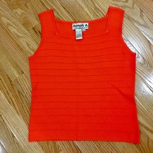 Bright orange tank