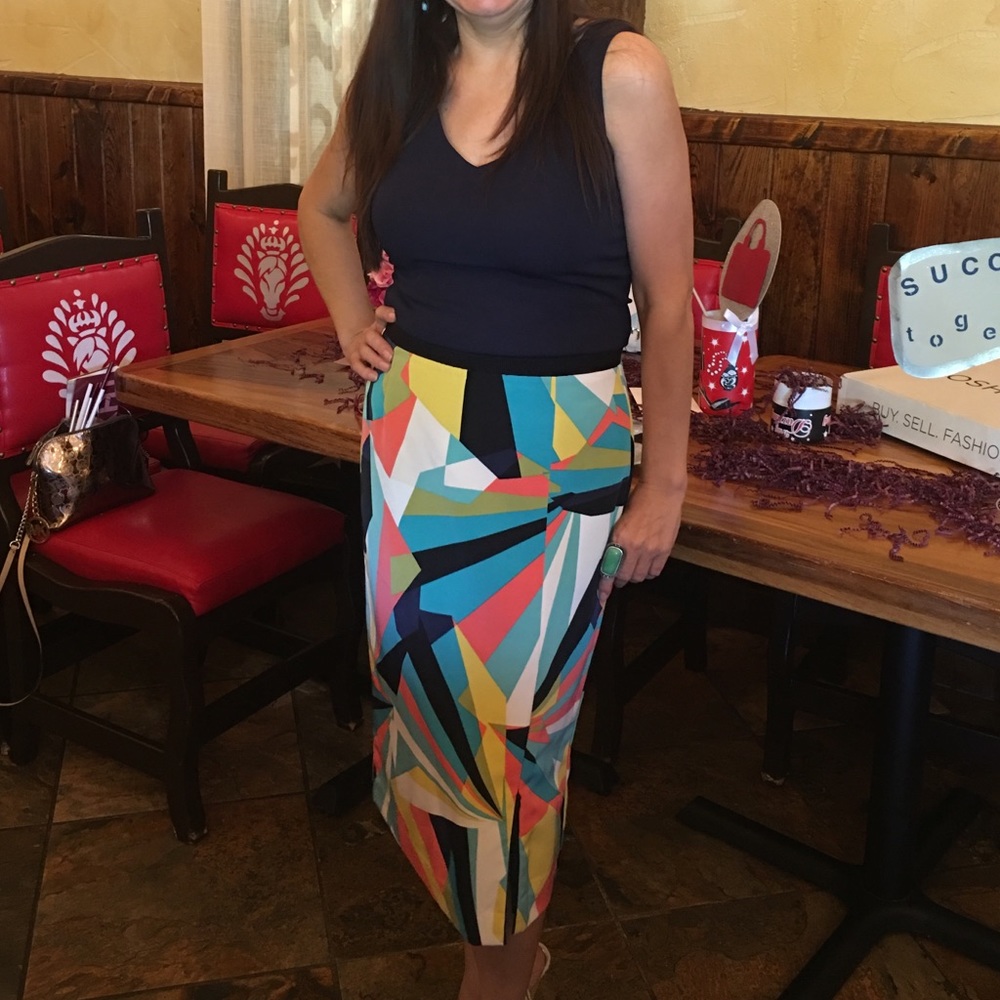 Multi color skirt