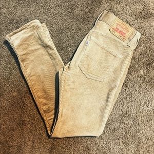 Levi's 510 Corduroy Skinny Fit Stretch Jeans