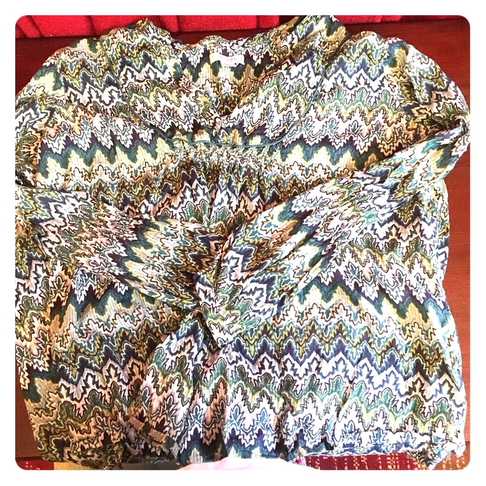 Dress barn peasant blouse size 18/20
