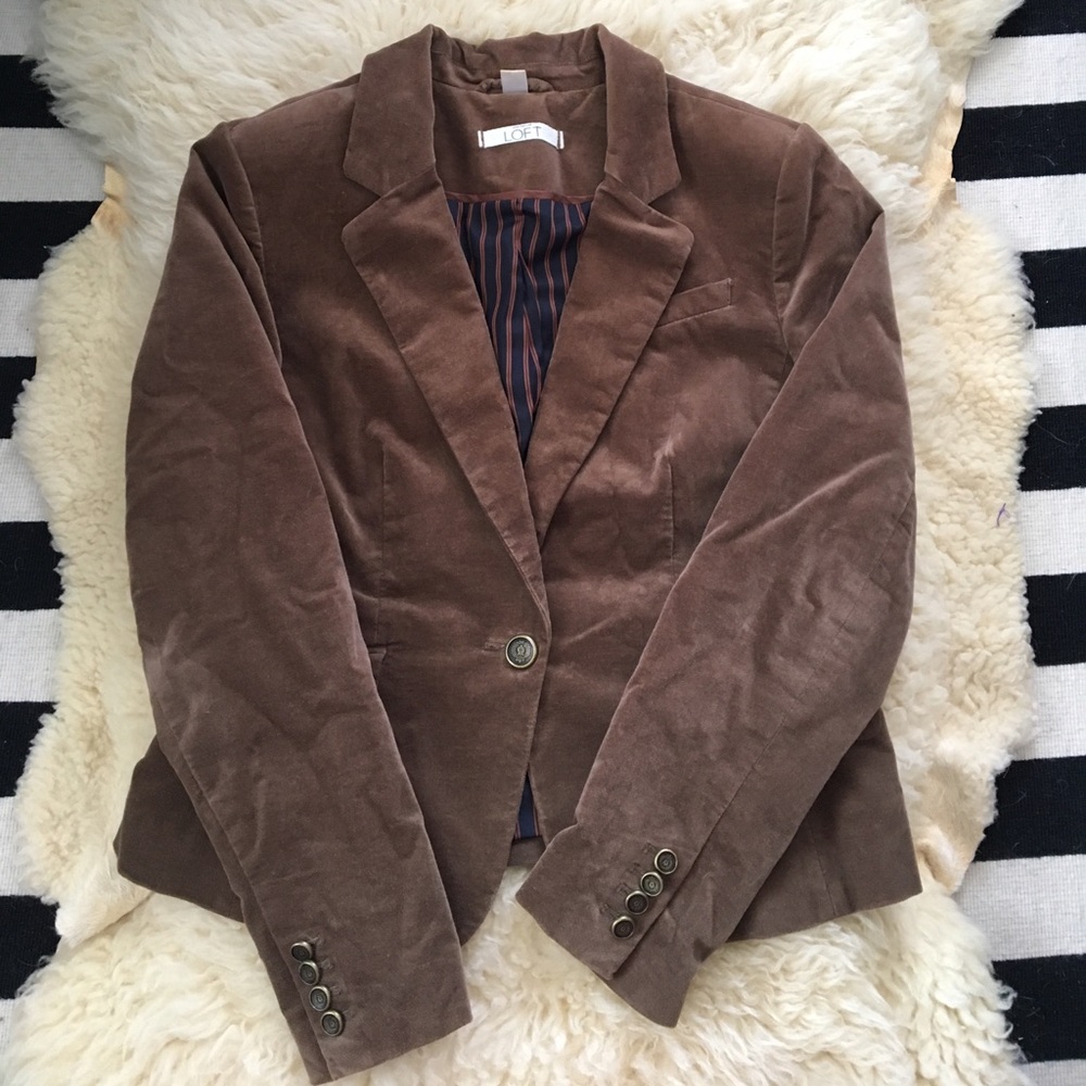 Ann Taylor Brown Business Jacket