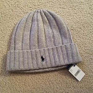Gray Ralph Lauren Beanie