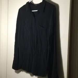 MOVING SALE! ana Black Button Down Blouse