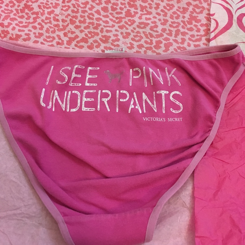 Vintage Bundle "Pink" Victoria's Secret Panties - Picture 7 of 8