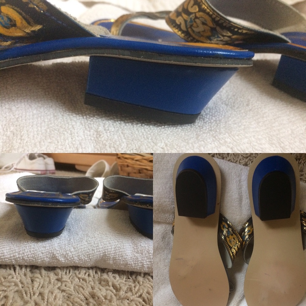NWOT LEATHER SANDALS - Picture 7 of 8