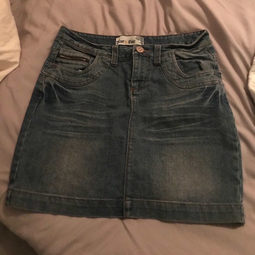 Jean skirt