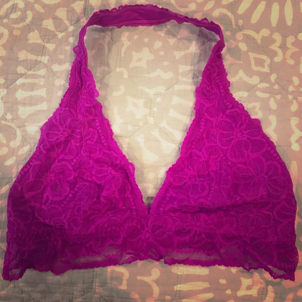 Victoria's Secret PINK lace halter bralette