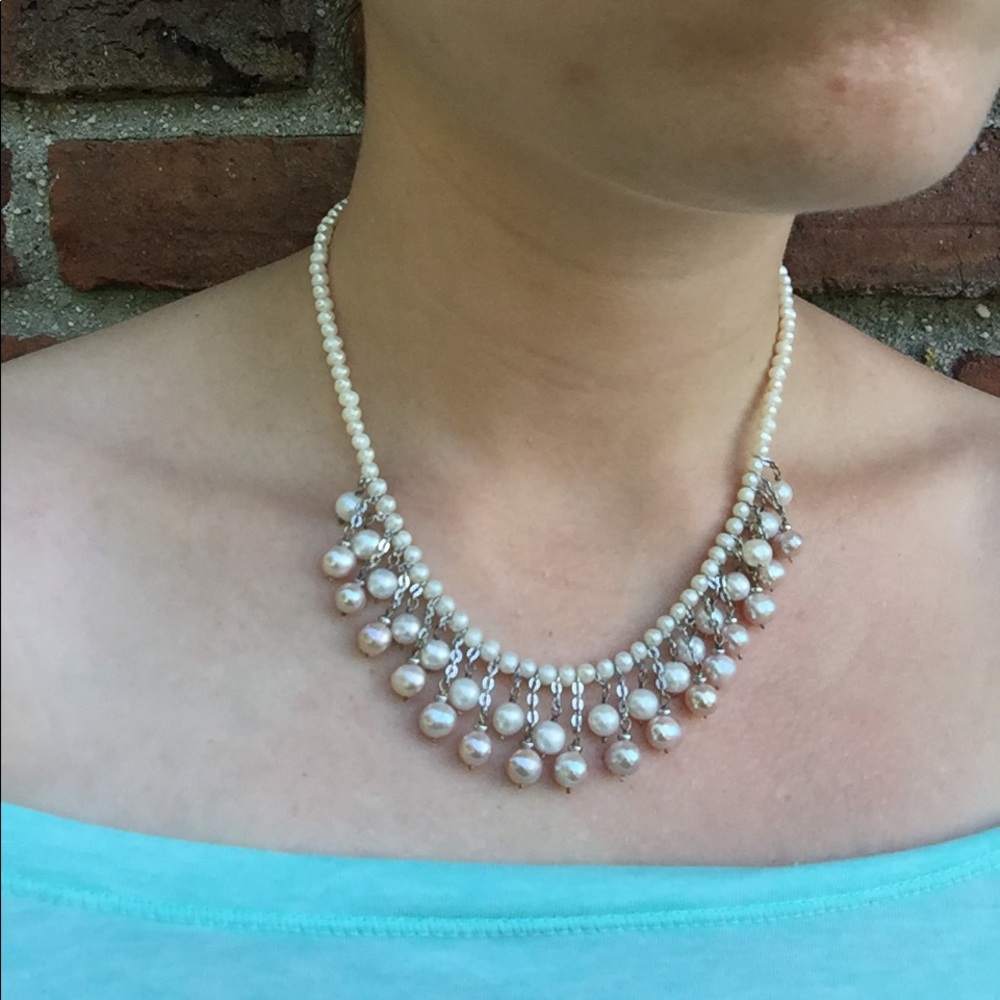 Pearl necklace.