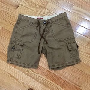 Light brown cargo shorts