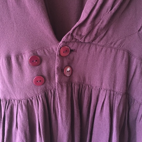 Deep Purple Aoyama Itchome Wrap Dress - Picture 4 of 4