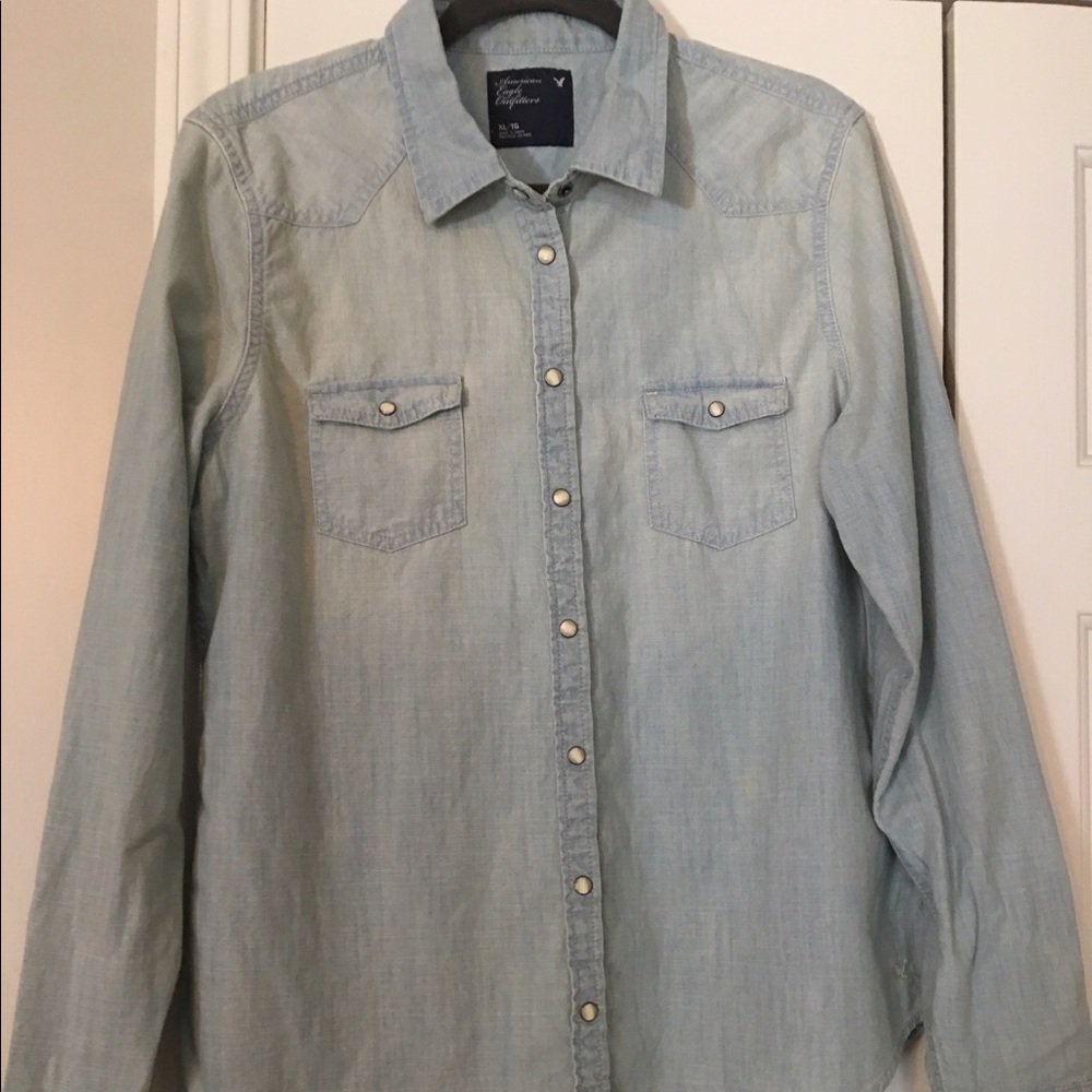Chambray top