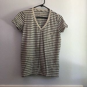 Madewell v-neck pocket tee, XS