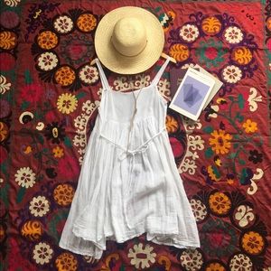 Adorable white babydoll dress