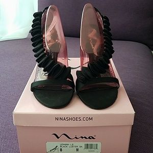 Nina Shoes - Nina Shoes Ruffle detailed heels Nina Shoes - Nina Shoes Ruffle detailed heels