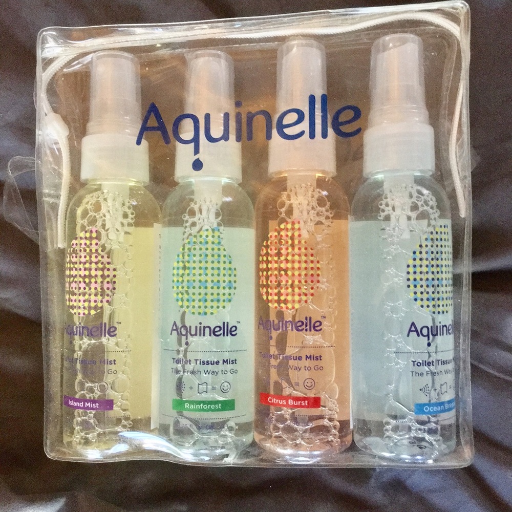 Aquinelle Toilet Tissue Mist Travel Pack NEW